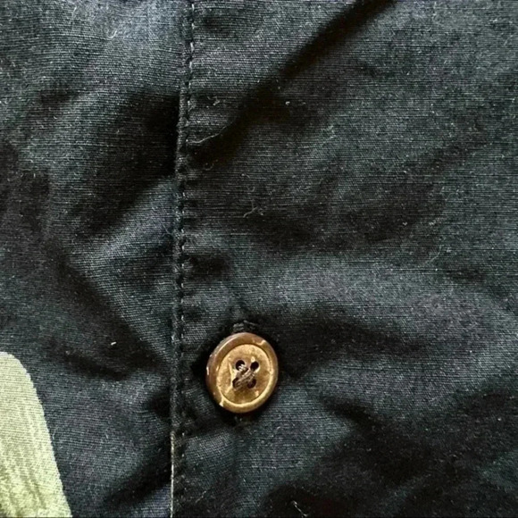 28 Palms Standard Pineapple Hawaiian Black Shirt Collard Mens XXL Aloha Vacation - Picture 4 of 9